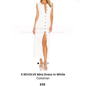 Worn once quickly for pic X REVOLVE Mira Dress in White
Callahan size M